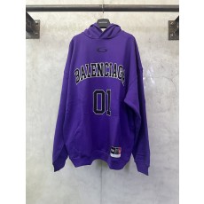 발렌시아가 농구 01 자수 프린트 후드 스웨트셔츠 001-189498