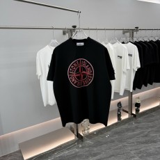 스톤아일랜드 라운드넥 반팔 티셔츠 유니섹스 루즈핏 001-189627