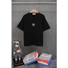 스톤아일랜드 고중량 면 반팔 티셔츠 001-189651