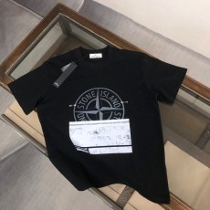 스톤아일랜드 면 커플 반팔 티셔츠 001-189664