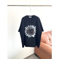스톤아일랜드 해바라기 디자인 반팔 티셔츠 001-189698