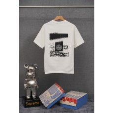 스톤아일랜드 기본형 중량감 순면 반팔 티셔츠 001-189758