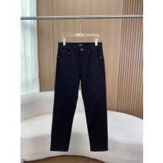 제냐 블랙 슬림 핏 캐주얼 데님 팬츠 001-189849
