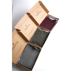 Kiton 남성 울 라운드 니트 001-189862