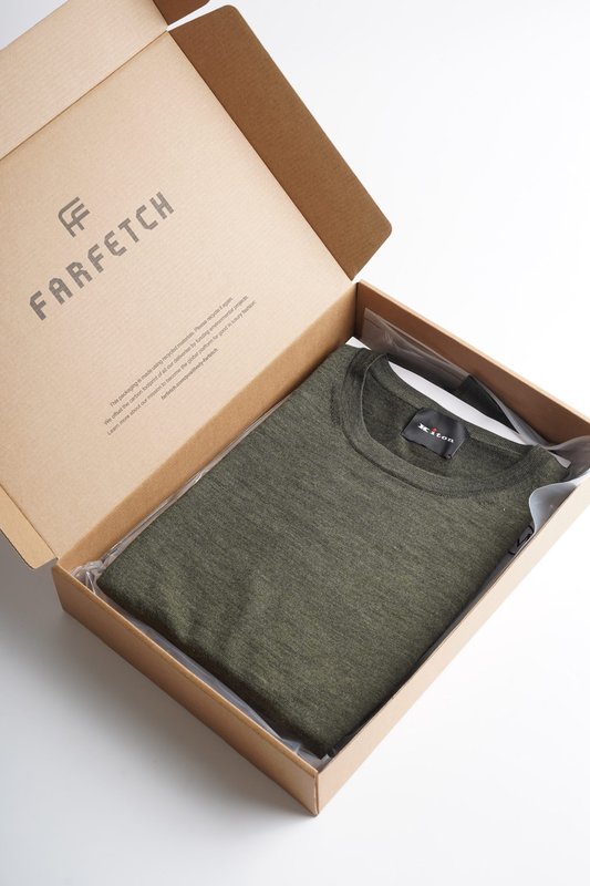 Kiton 남성 울 라운드 니트 001-189862