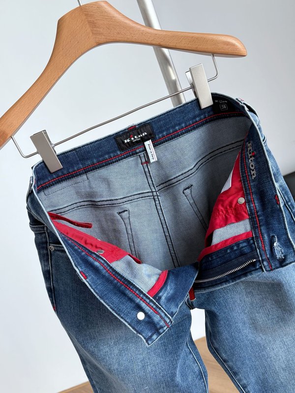 Kiton 라이트블루 하이엔드 데님 워시 진 001-189869