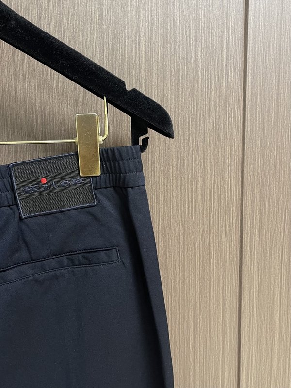 Kiton 빈티지 캐주얼 정장 바지 남성 슬림 핏 001-189899