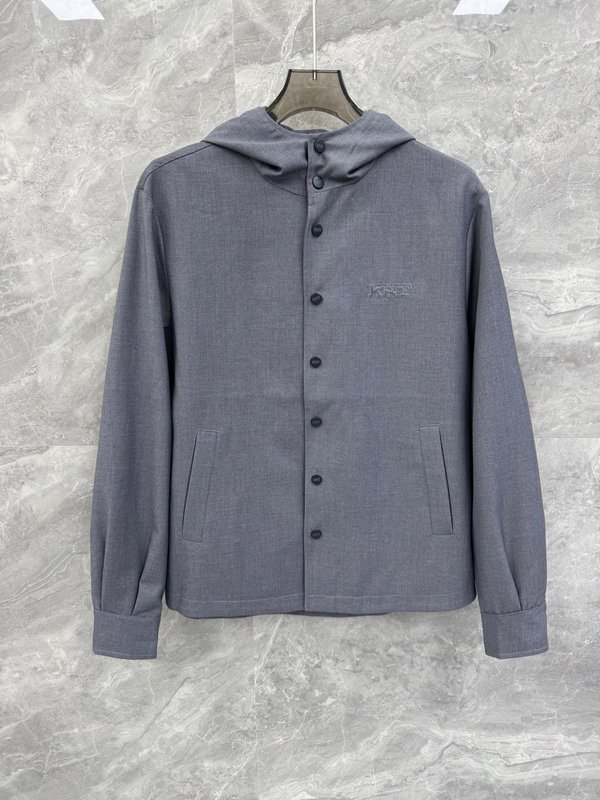 Kiton 비즈니스 심플 후드 재킷 001-189917