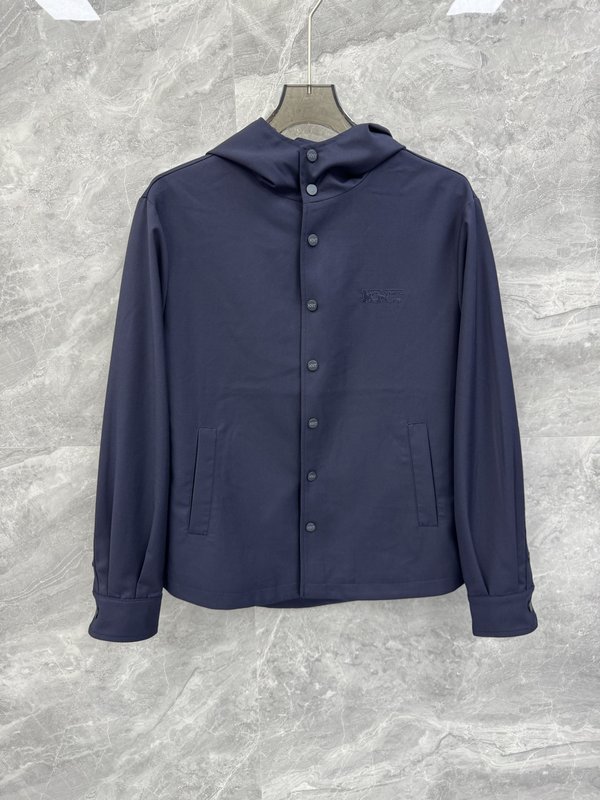 Kiton 비즈니스 심플 후드 재킷 001-189917
