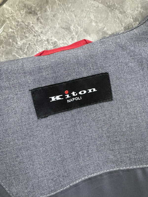 Kiton 비즈니스 심플 후드 재킷 001-189917