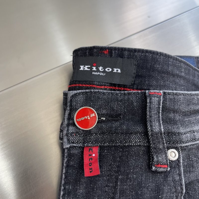 Kiton 남성 수입 원단 스트레치 데님 팬츠 001-189931