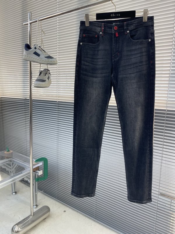 Kiton 남성 수입 원단 스트레치 데님 팬츠 001-189931