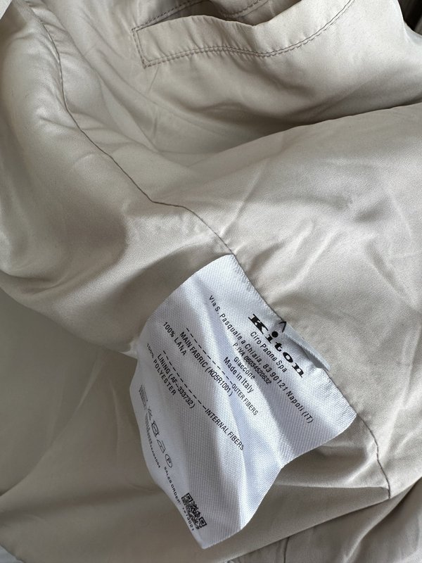 Kiton 올드머니 스타일 가을 겨울 울 재킷 001-189962