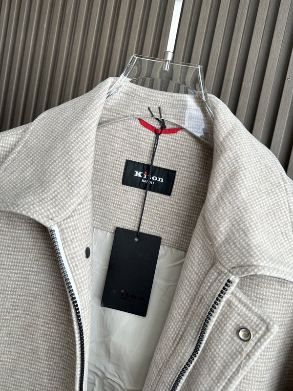Kiton 올드머니 스타일 가을 겨울 울 재킷 001-189962