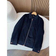 Kiton 남성 라펠 칼라 비즈니스 캐주얼 울 재킷 001-189967