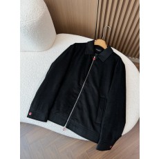Kiton 남성 클래식 노치드 칼라 비즈니스 캐주얼 울 001-189968