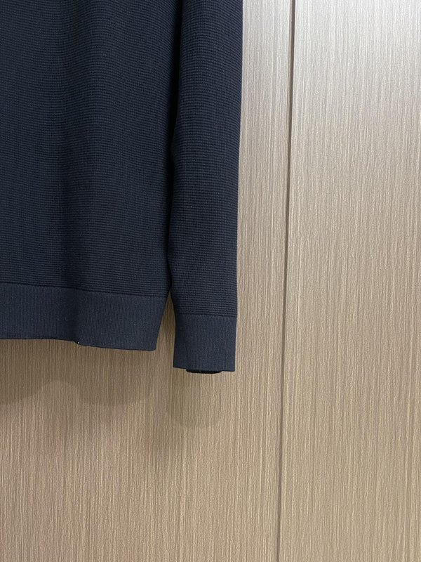 Kiton 3 버튼 라펠 니트 긴팔 스웨터 001-189974