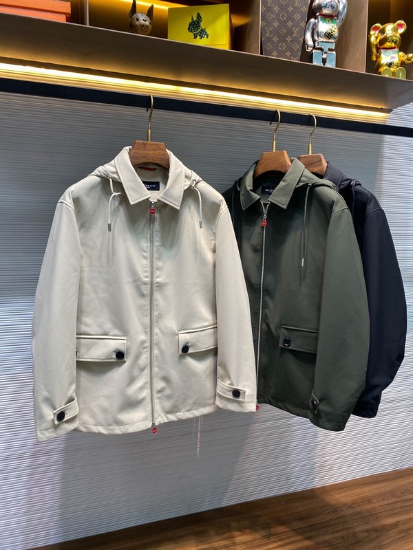 밀워븐 테크니컬 후드 칼라 자켓 001-189988