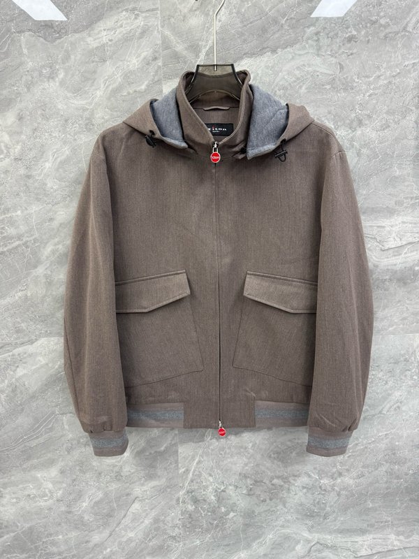 Kiton 비즈니스 캐주얼 후드 자켓 001-189989