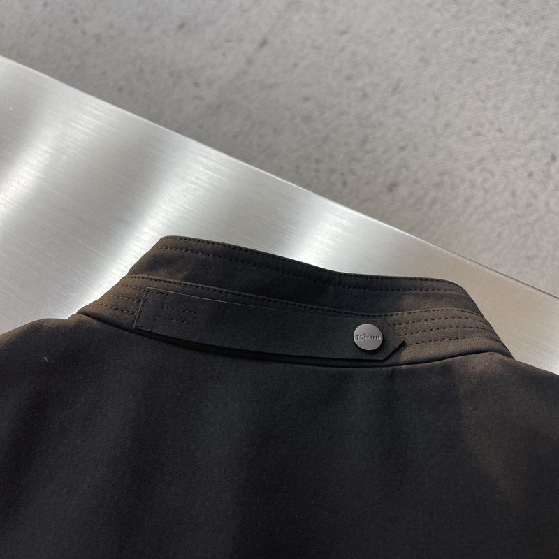 Kiton 가을 겨울 패션 스탠드 칼라 자켓 001-189993