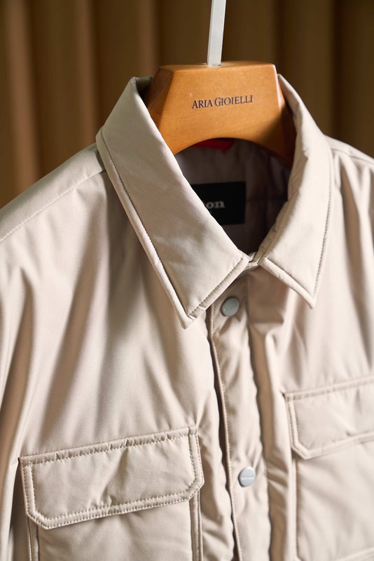 Kiton 남성용 경량 보온 패딩 자켓 001-190005