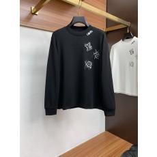 루이비통 남성 라운드넥 긴팔 티셔츠 001-190013