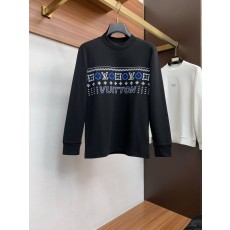 루이비통 남성 라운드넥 긴팔 티셔츠 001-190075