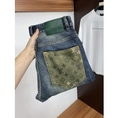 루이비통 남성 슬림 스트레이트 진 001-190086