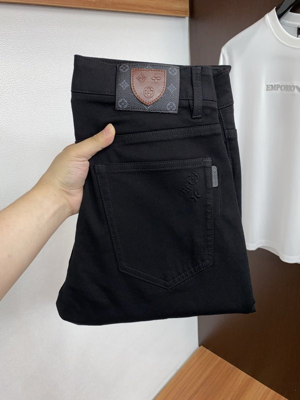 루이비통 남성 하이스트레치 데님 팬츠 001-190088