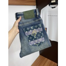 루이비통 남성 슬림 스트레이트 진 001-190090