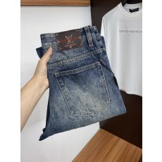 루이비통 남성 슬림 스트레이트 진 001-190091
