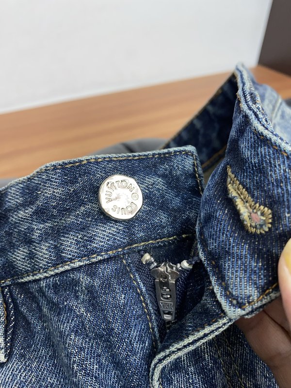 루이비통 남성 슬림 스트레이트 진 001-190091