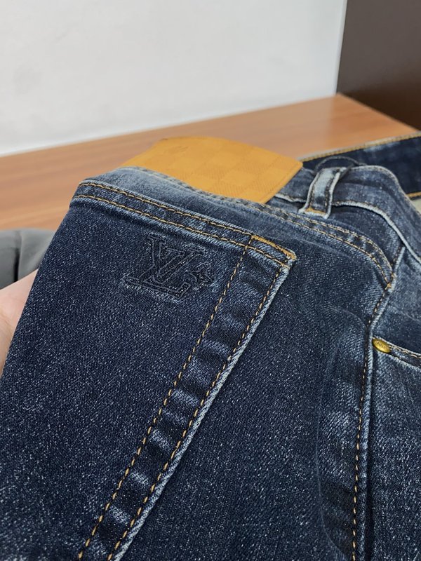 루이비통 남성 하이스트레치 수입 데님 팬츠 001-190094