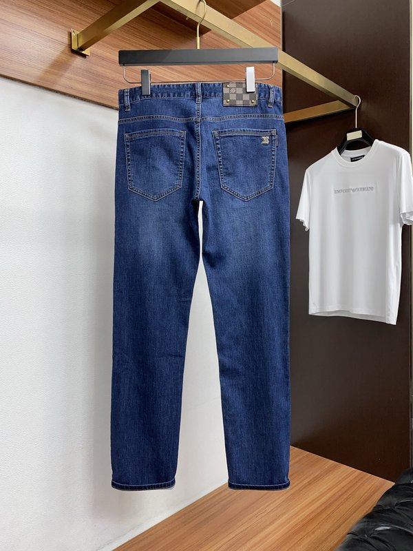 루이비통 남성 슬림 스트레이트 진 001-190095