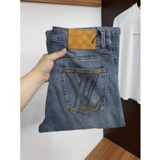 루이비통 남성용 고탄력 수입 데님 팬츠 001-190098