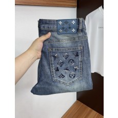 루이비통 남성용 고탄력 수입 데님 팬츠 001-190099
