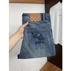 루이비통 남성용 고탄력 수입 데님 팬츠 001-190105