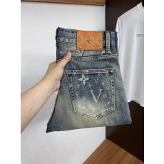 루이비통 남성용 고탄력 수입 데님 팬츠 001-190106