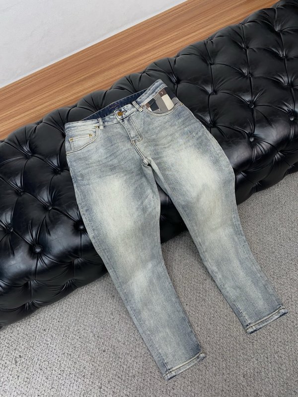루이비통 남성 슬림 스트레이트 진 001-190112