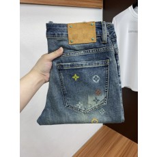 루이비통 남성용 고탄력 수입 데님 팬츠 001-190124