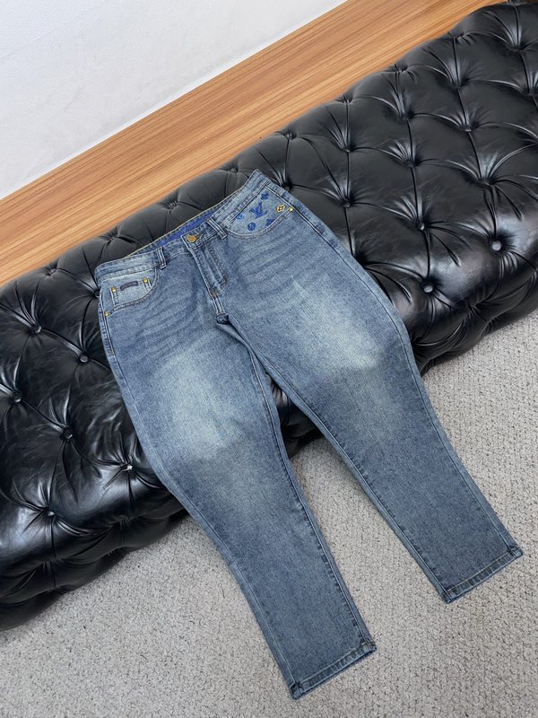 루이비통 남성 슬림 스트레이트 진 001-190126