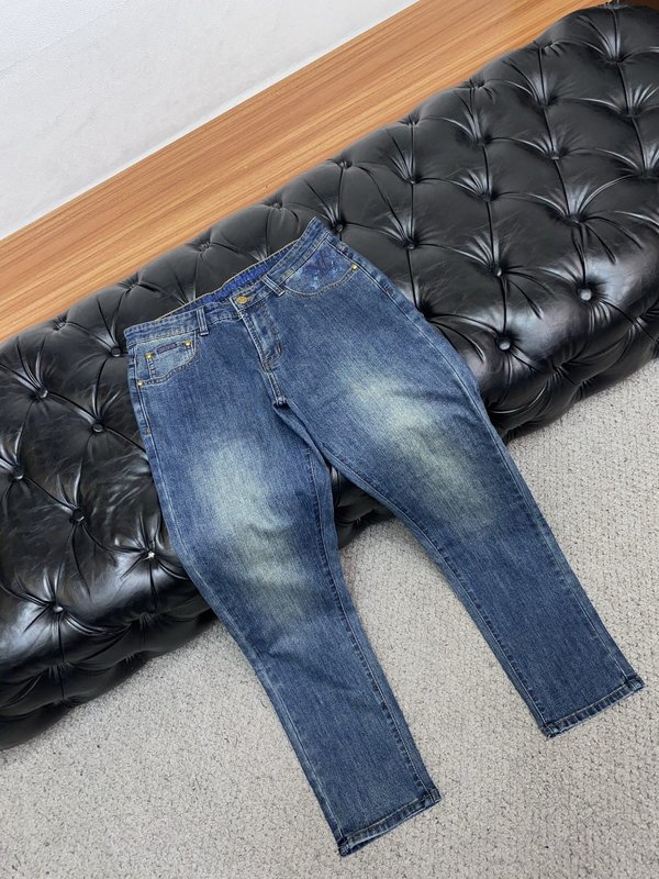 루이비통 남성 슬림 스트레이트 진 001-190131