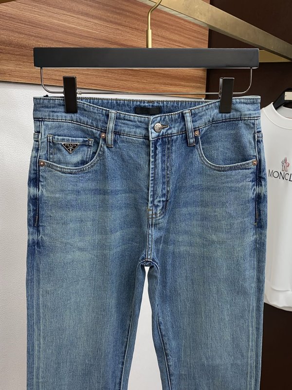 루이비통 남성 슬림 스트레이트 진 001-190133