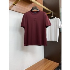 루이비통 남성 머서라이즈드 코튼 반팔 티셔츠 001-190163