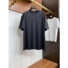 루이비통 남성 머서라이즈드 코튼 반팔 티셔츠 001-190166