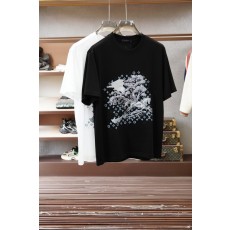 루이비통 남성 순면 라운드넥 반팔 티셔츠 001-190174