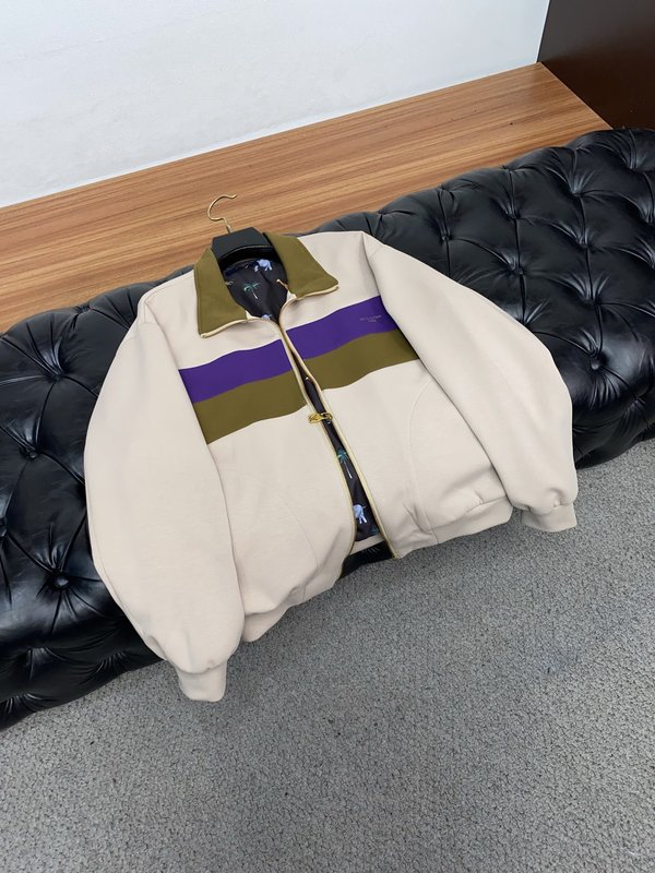 루이비통 컬러 블록 스트라이프 지퍼 자켓 001-190216