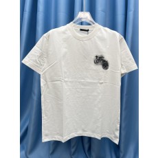 루이비통 헤비듀티 패치 자수 커플 반팔 티셔츠 001-190301
