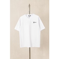 루이비통 자수 로고 라운드넥 반팔 티셔츠 001-190310