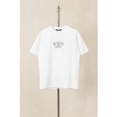 루이비통 자수 로고 라운드넥 반팔 티셔츠 001-190313